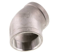 Rp 2 1/2'' Acero inoxidable 45 grados Codo 16 Bar