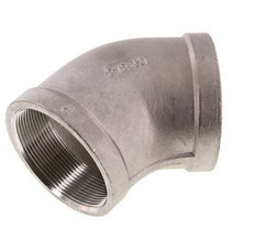 Rp 2 1/2'' Acero inoxidable 45 grados Codo 16 Bar