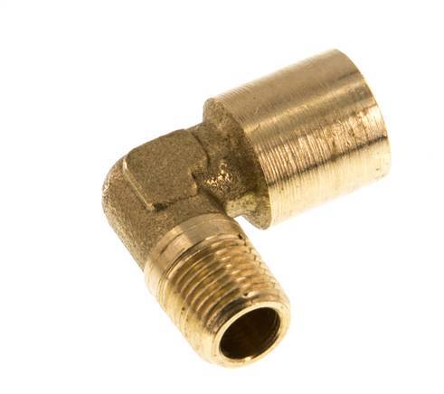 G 1/8'' x R 1/8'' F/M Brass 90 deg Elbow Fitting 16 Bar [5 Pieces]