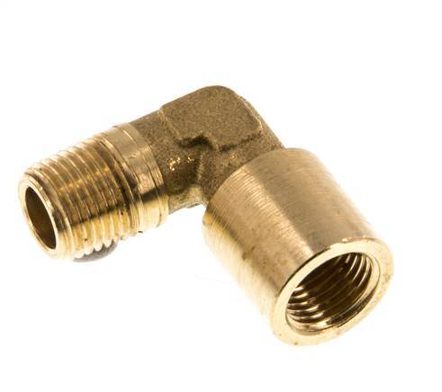 G 1/8'' x R 1/8'' F/M Brass 90 deg Elbow Fitting 16 Bar [5 Pieces]