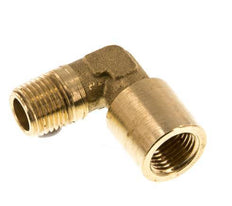 G 1/8'' x R 1/8'' F/M Brass 90 deg Elbow Fitting 16 Bar [5 Pieces]