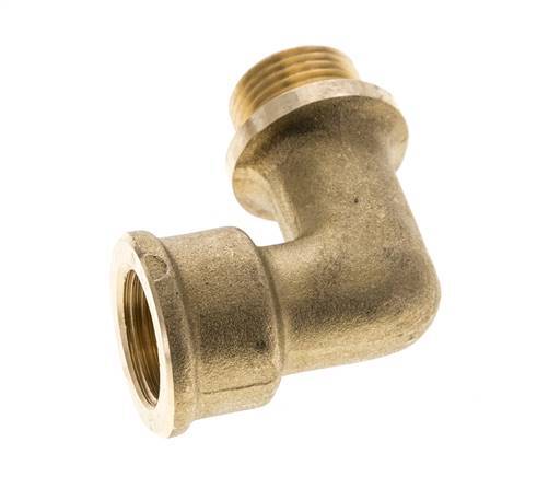 G 3/8'' F/M Brass 90 deg Elbow Fitting 16 Bar [2 Pieces]