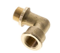 G 3/8'' F/M Brass 90 deg Elbow Fitting 16 Bar [2 Pieces]