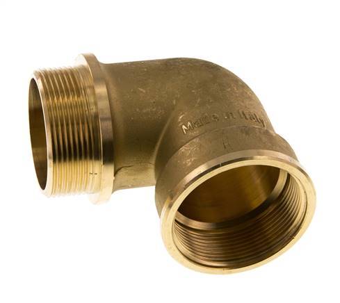 G 2'' F/M Codo de latón de 90 grados 16 Bar