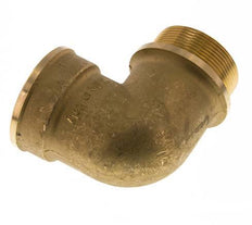 G 2'' F/M Codo de latón de 90 grados 16 Bar