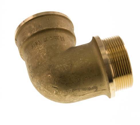 G 2'' F/M Codo de latón de 90 grados 16 Bar