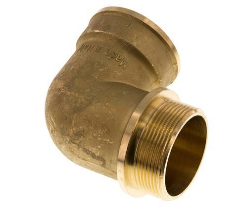 G 2'' F/M Codo de latón de 90 grados 16 Bar