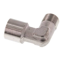 G 1/8'' x R 1/8'' F/M Codo de 90 grados de acero inoxidable 150 Bar