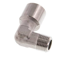G 1/8'' x R 1/8'' F/M Codo de 90 grados de acero inoxidable 150 Bar