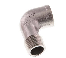 Rp 1/2'' x R 1/2'' F/M Stainless steel 90 deg Elbow Fitting 10 Bar [2 Pieces]