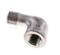 1/4'' NPT x 1/4'' NPT F/M Stainless steel 90 deg Elbow Fitting 16 Bar [2 Pieces]