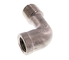 Rp 1/4'' x R 1/4'' F/M Stainless steel 90 deg Elbow Fitting 10 Bar [2 Pieces]