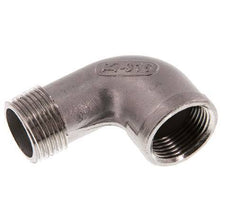 Rp 3/4'' x R 3/4'' F/M Codo de 90 grados de acero inoxidable 10 Bar