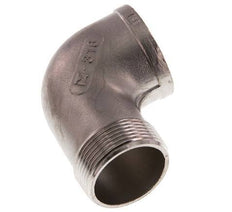 Rp 1 1/2'' x R 1 1/2'' F/M Codo de 90 grados de acero inoxidable 10 Bar