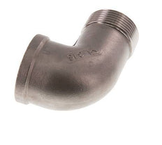 Rp 1 1/4'' x R 1 1/4'' F/M Codo de 90 grados de acero inoxidable 16 Bar