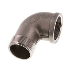 Rp 1 1/4'' x R 1 1/4'' F/M Codo de 90 grados de acero inoxidable 16 Bar