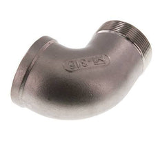 Rp 2'' x R 2'' F/M Codo de 90 grados de acero inoxidable 16 Bar