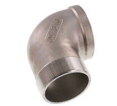Rp 3'' x R 3'' F/M Codo de 90 grados de acero inoxidable 16 Bar