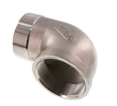 Rp 3'' x R 3'' F/M Codo de 90 grados de acero inoxidable 16 Bar