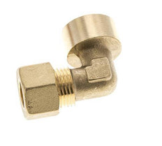 G 1/2'' x 12mm Codo de latón de 90 grados de compresión 75 Bar DIN EN 1254-2