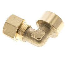 G 1/2'' x 12mm Codo de latón de 90 grados de compresión 75 Bar DIN EN 1254-2