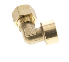 G 1/2'' x 12mm Codo de latón de 90 grados de compresión 75 Bar DIN EN 1254-2
