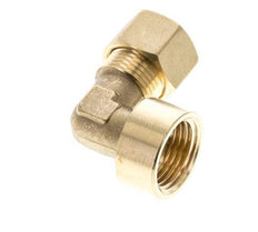 G 1/2'' x 12mm Codo de latón de 90 grados de compresión 75 Bar DIN EN 1254-2