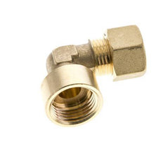 G 1/2'' x 12mm Codo de latón de 90 grados de compresión 75 Bar DIN EN 1254-2