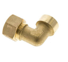 G 1/2'' x 16mm Codo de latón de 90 grados de compresión 76 Bar DIN EN 1254-2