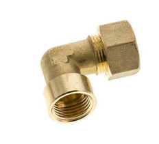G 1/2'' x 16mm Codo de latón de 90 grados de compresión 76 Bar DIN EN 1254-2