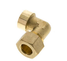 G 1/2'' x 16mm Codo de latón de 90 grados de compresión 76 Bar DIN EN 1254-2