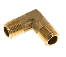 R 1/8'' Male Brass 90 deg Elbow Fitting 16 Bar [5 Pieces]