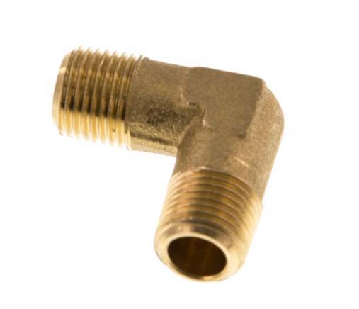 R 1/8'' Male Brass 90 deg Elbow Fitting 16 Bar [5 Pieces]
