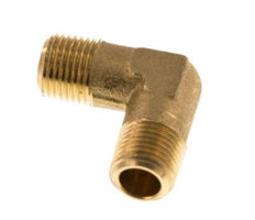 R 1/8'' Male Brass 90 deg Elbow Fitting 16 Bar [5 Pieces]