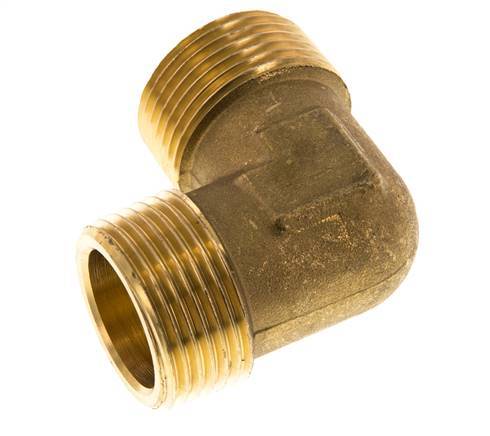 R 1'' Male Brass 90 deg Elbow Fitting 16 Bar