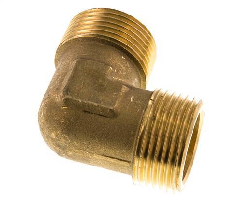 R 1'' Male Brass 90 deg Elbow Fitting 16 Bar
