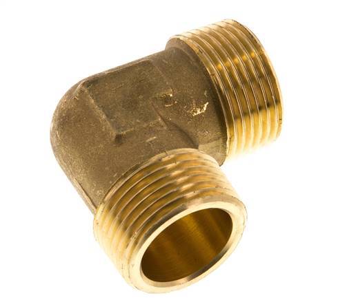 R 1'' Male Brass 90 deg Elbow Fitting 16 Bar
