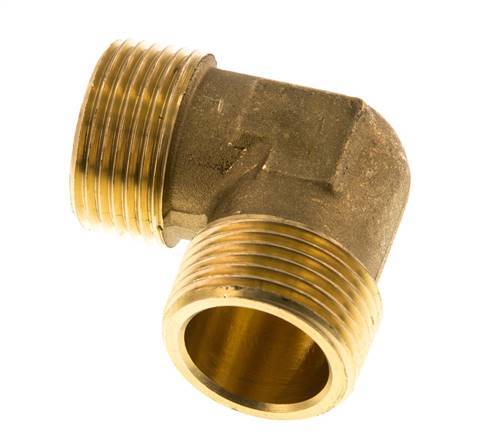 R 1'' Male Brass 90 deg Elbow Fitting 16 Bar