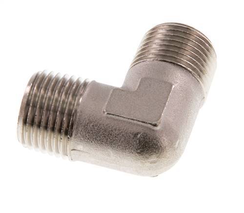 R 1/2'' Male Nickel plated Brass 90 deg Elbow Fitting 16 Bar