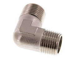 R 1/2'' Male Nickel plated Brass 90 deg Elbow Fitting 16 Bar
