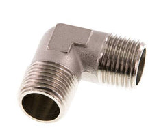 R 1/2'' Male Nickel plated Brass 90 deg Elbow Fitting 16 Bar