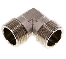 R 1'' Male Nickel plated Brass 90 deg Elbow Fitting 16 Bar