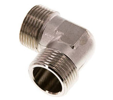 R 1'' Male Nickel plated Brass 90 deg Elbow Fitting 16 Bar