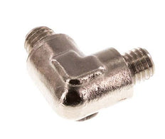 M5 Male Nickel plated Brass 90 deg Elbow Fitting 16 Bar [5 Pieces]