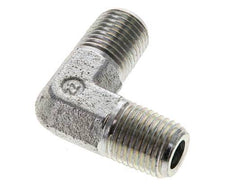 1/4'' NPT Macho Codo de 90 grados de acero galvanizado 350 Bar - Hidráulico