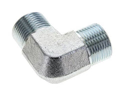 Codo de 90 grados de acero galvanizado UNS 1''-14 macho ORFS 400 Bar - Hidráulico