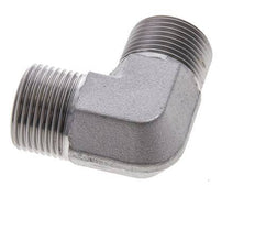 Codo de 90 grados de acero galvanizado de 1-3/16''-12 macho ORFS 400 Bar - Hidráulico