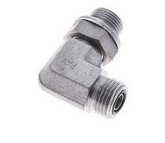 UN 11/16''-16 x G 3/8'' Macho Codo de 90 grados de acero galvanizado ORFS 400 Bar - Hidráulico
