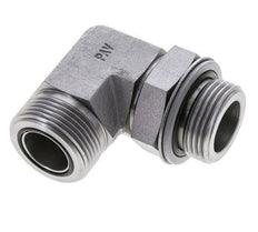 UN 1-7/16''-12 x G 1'' Macho Codo de 90 grados de acero galvanizado ORFS 315 Bar - Hidráulico