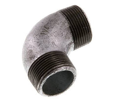 R 1 1/4'' Male Zinc plated Cast iron 90 deg Elbow Fitting 25 Bar